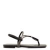 Rasteira Strass Preto