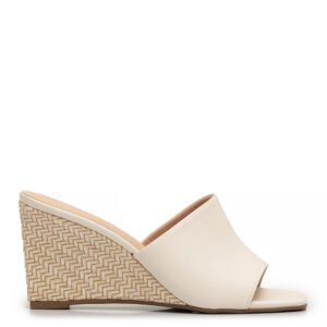 Tamanco Off White Salto Anabela
