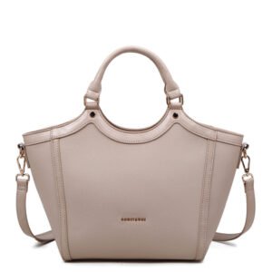 Bolsa Tote Estruturada Off White