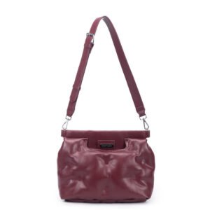 Bolsa Tiracolo Capitonê Vinho