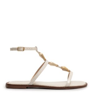 Rasteira Off White Enfeites